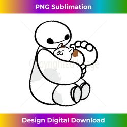 disney big hero 6 baymax cat cute portrait long sleeve - eco-friendly sublimation png download - immerse in creativity w