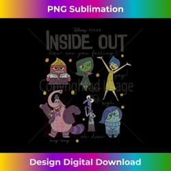 disney pixar inside out how are you feeling group shot long sleeve - edgy sublimation digital file - chic, bold, and unc