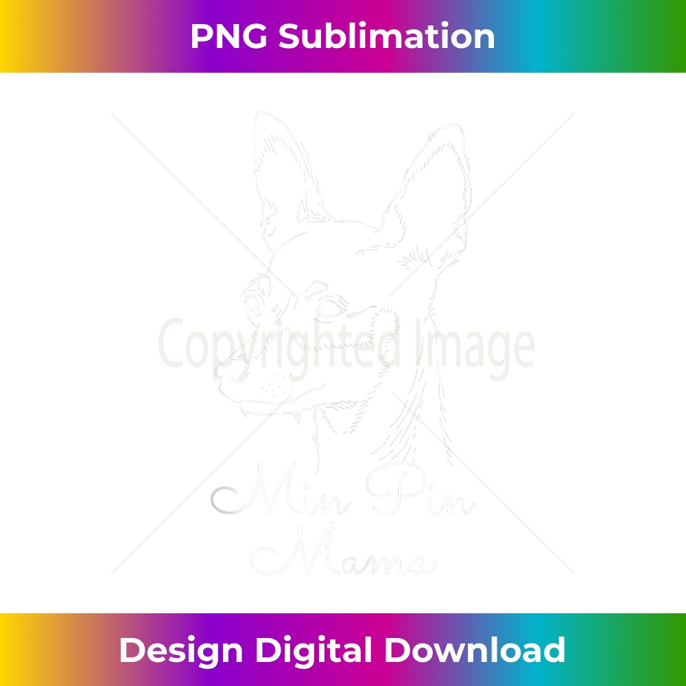 Min Pin Mama Dog Owner Miniature Pinscher Mini Pincher Tank Top 1608.jpg