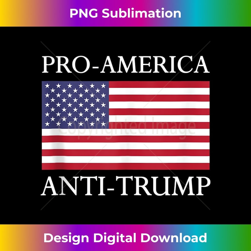 Pro-America Anti-Trump - American USA Flag Resist Tank Top 0994.jpg