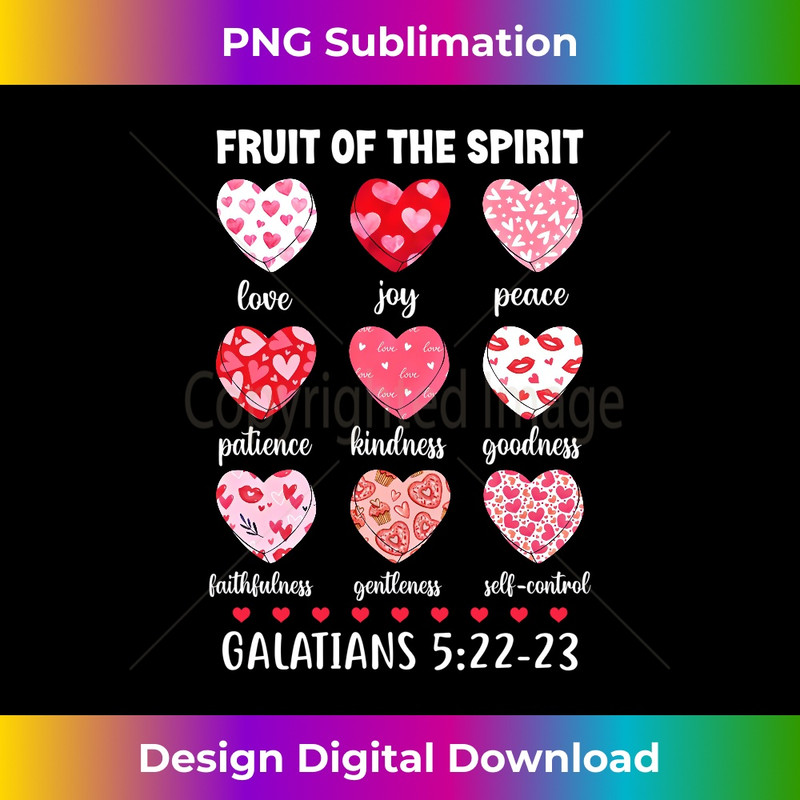 Fruit Of The Spirit Jesus Valentine Bible Verse Retro God Long Sleeve 0831.jpg
