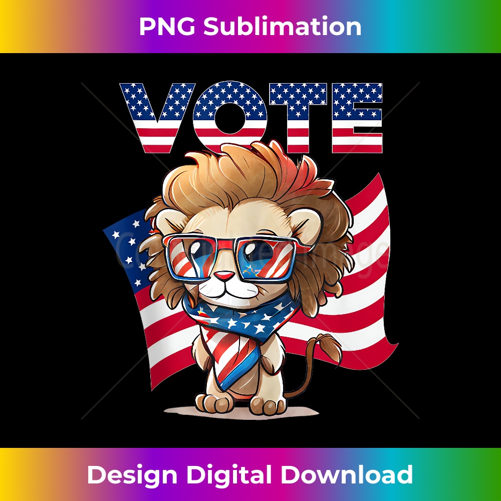 Vote Next President Of The US Proud American Lion US Flag Tank Top 0489.jpg