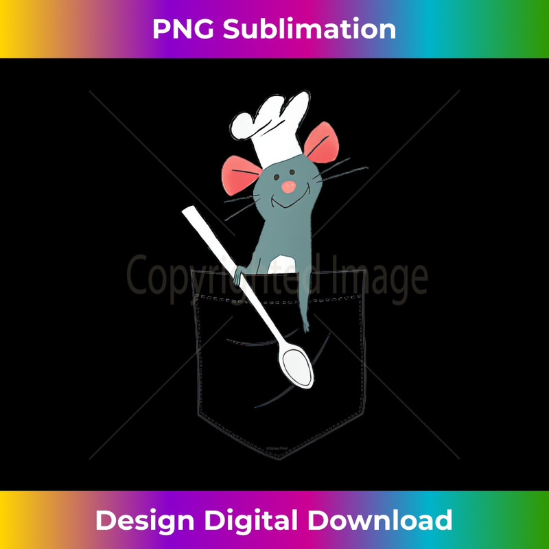 Disney PIXAR Ratatouille Remy Small Pocket Chef Tank Top 0492.jpg