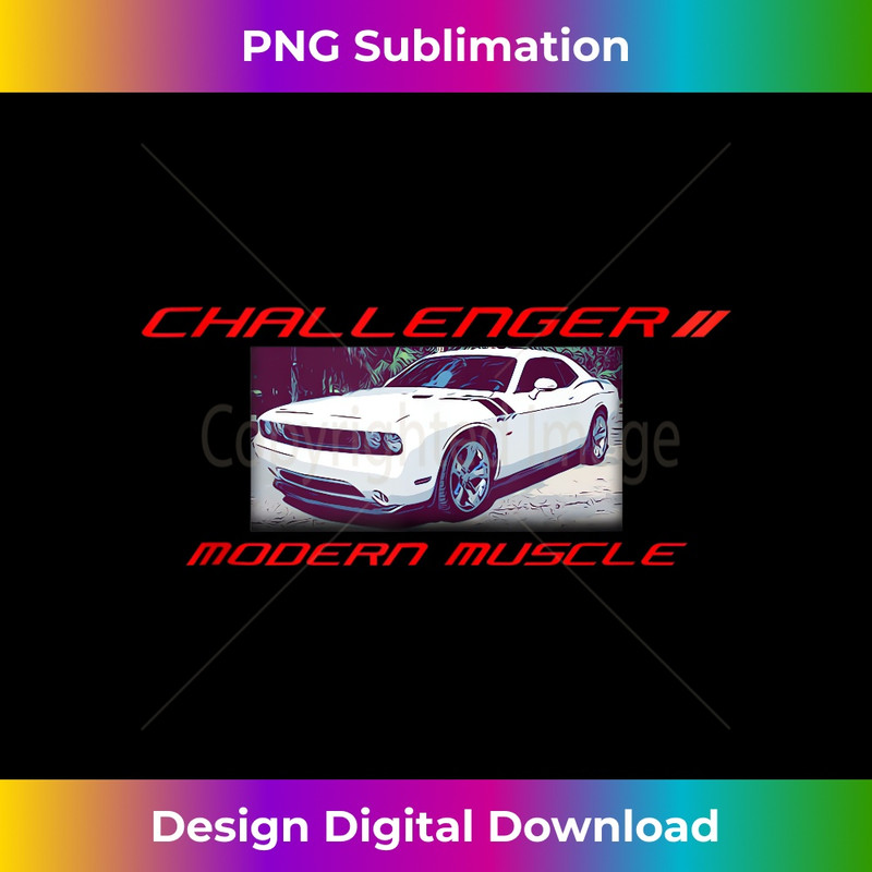 Dodge Challenger RT Cartoon Style Tank Top 0587.jpg