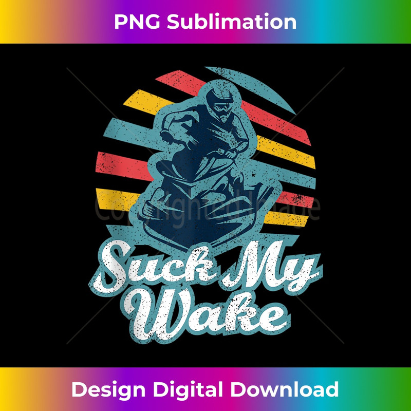 Funny Jet Ski Suck My Wake Retro 70s Summer Wave Lake Gift Tank Top 1145.jpg