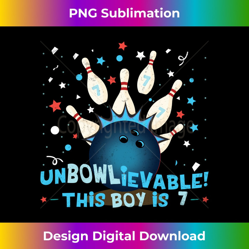 Funny 7th Birthday Bowling Lover Graphic for Boys Bowler Long Sleeve 0918.jpg