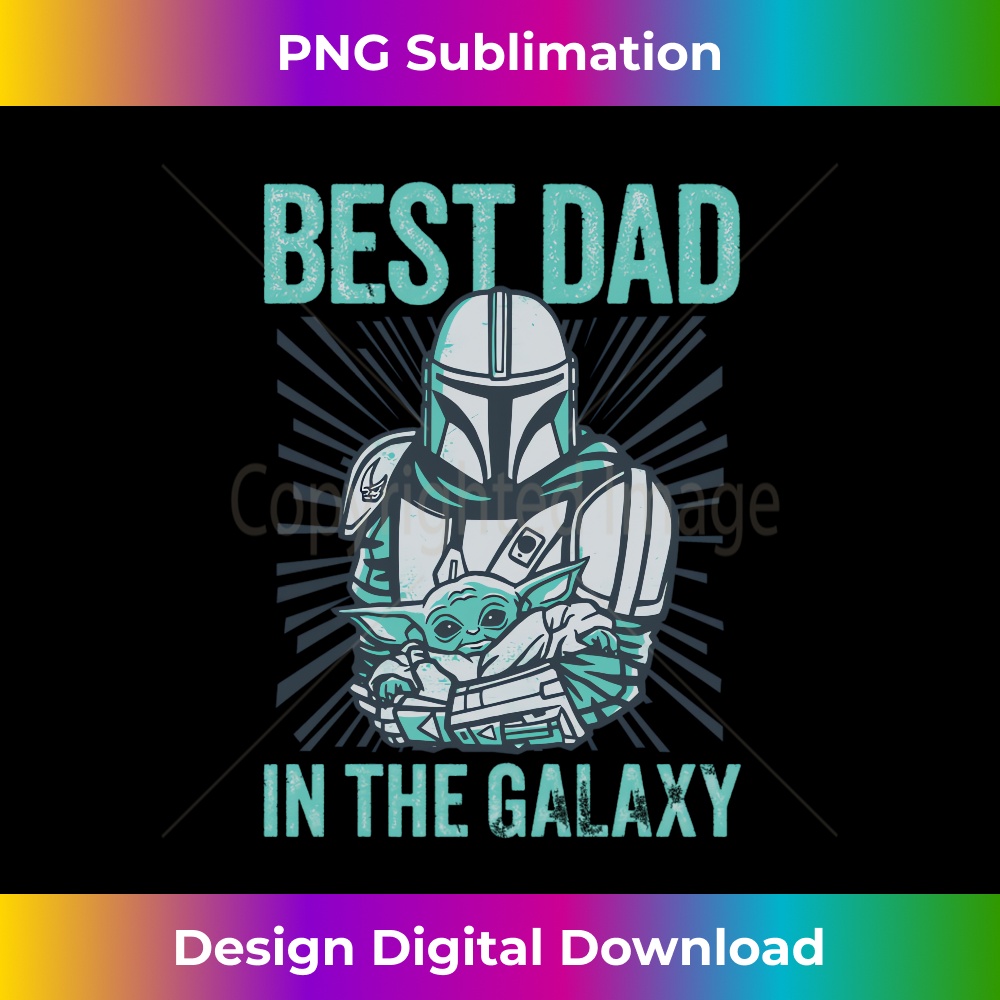 Star Wars The Mandalorian Father's Day Best Dad In Galaxy Long Sleeve 3111.jpg