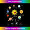 Solar System with Sun, Planets, Comets and Earth T Shirt 2071.jpg