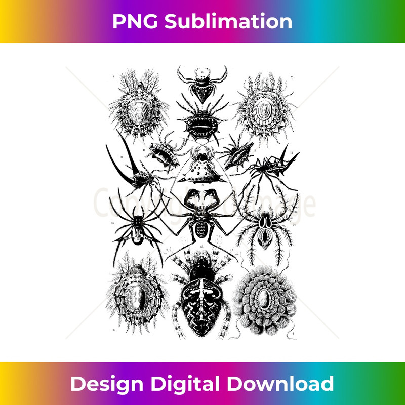 Vintage Haeckel Arachnids Spiders Arachnology Tee 2421.jpg