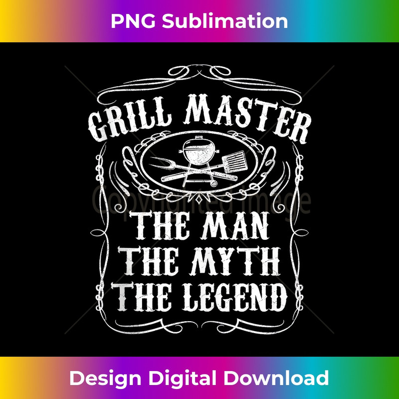 Grill Master The Man The Myth Legend Funny BBQ Smoker Gift Tank Top 1324.jpg
