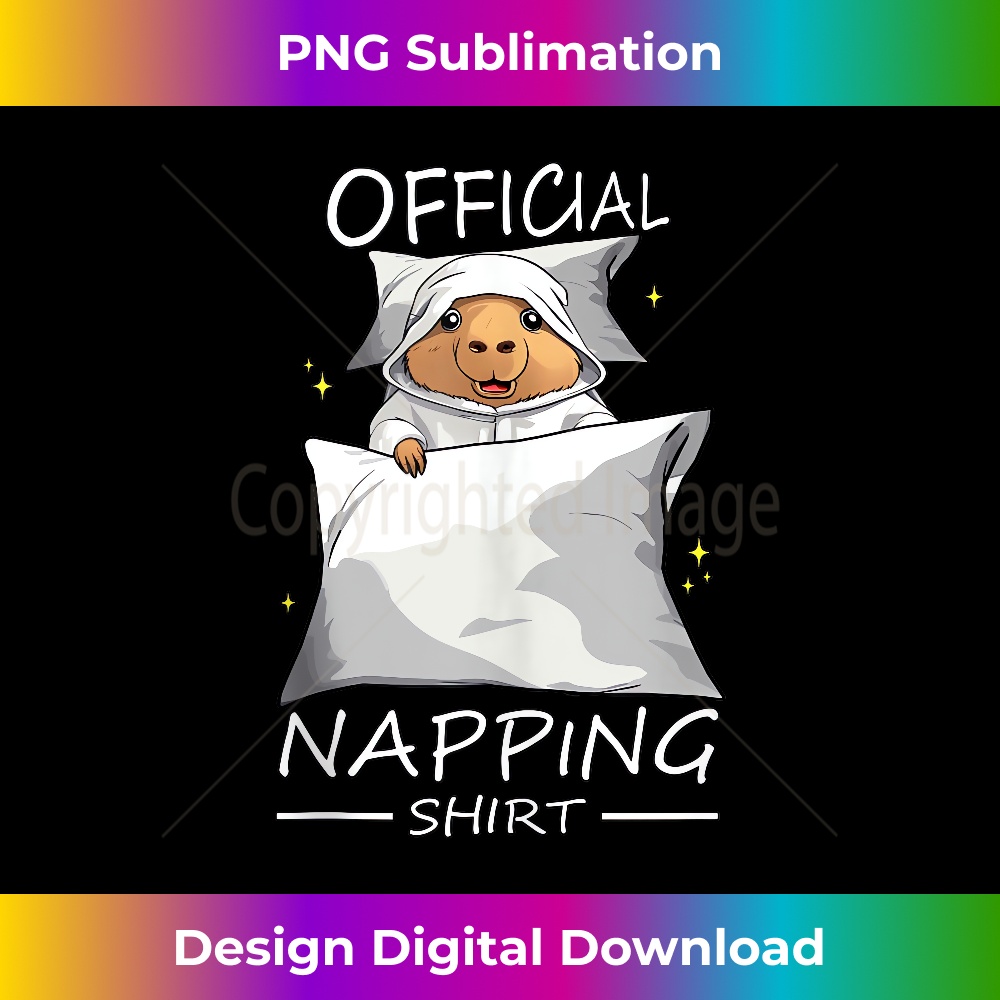 Sleeping Capybara Pajamas Sleepyhead Tee Capybara Tank Top 2047.jpg