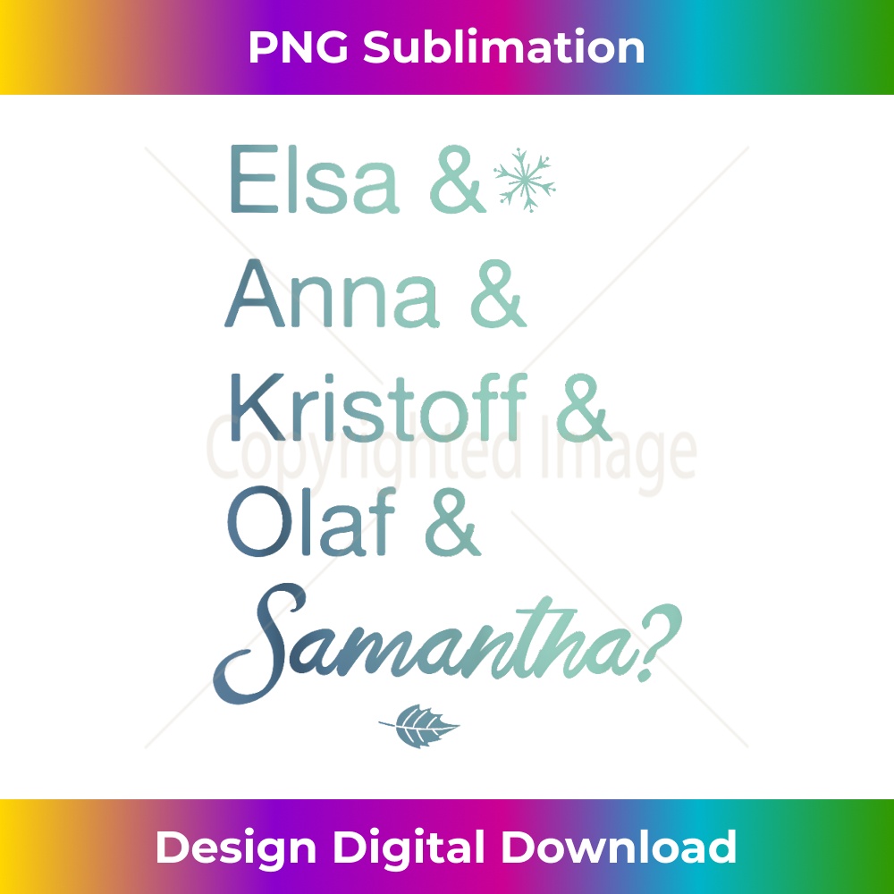 Disney Frozen 2 Character Name Stack & Samantha Tank Top 0309.jpg