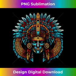 mictlantecuhtli aztec god of death skull - chic sublimation digital download - craft with boldness and assurance