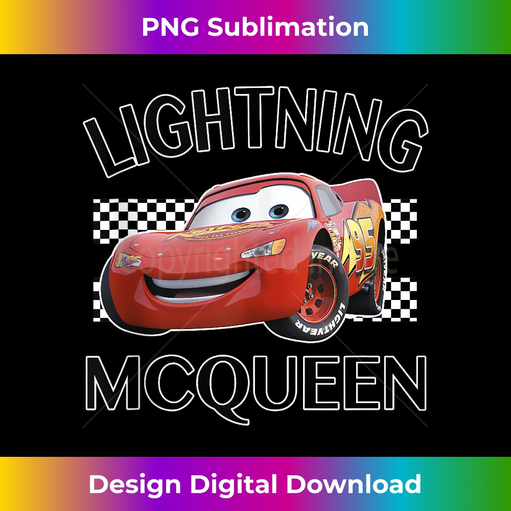 Disney Pixar Cars Lightning McQueen Finish Tank Top 0670.jpg