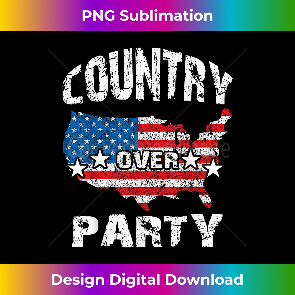 Country Over Party T-Shirt Anti Republican Tee Shirt 0039.jpg
