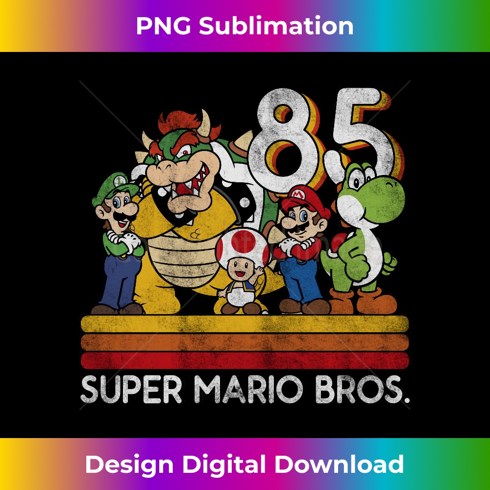 Nintendo Super Mario Retro Character Line-Up Long Sleeve 1728.jpg