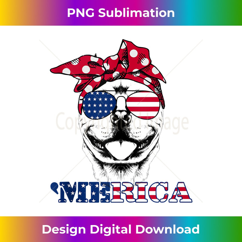 Pitbull 4th of July Merica American Flag Sunglasses Bandana Tank Top 1956.jpg