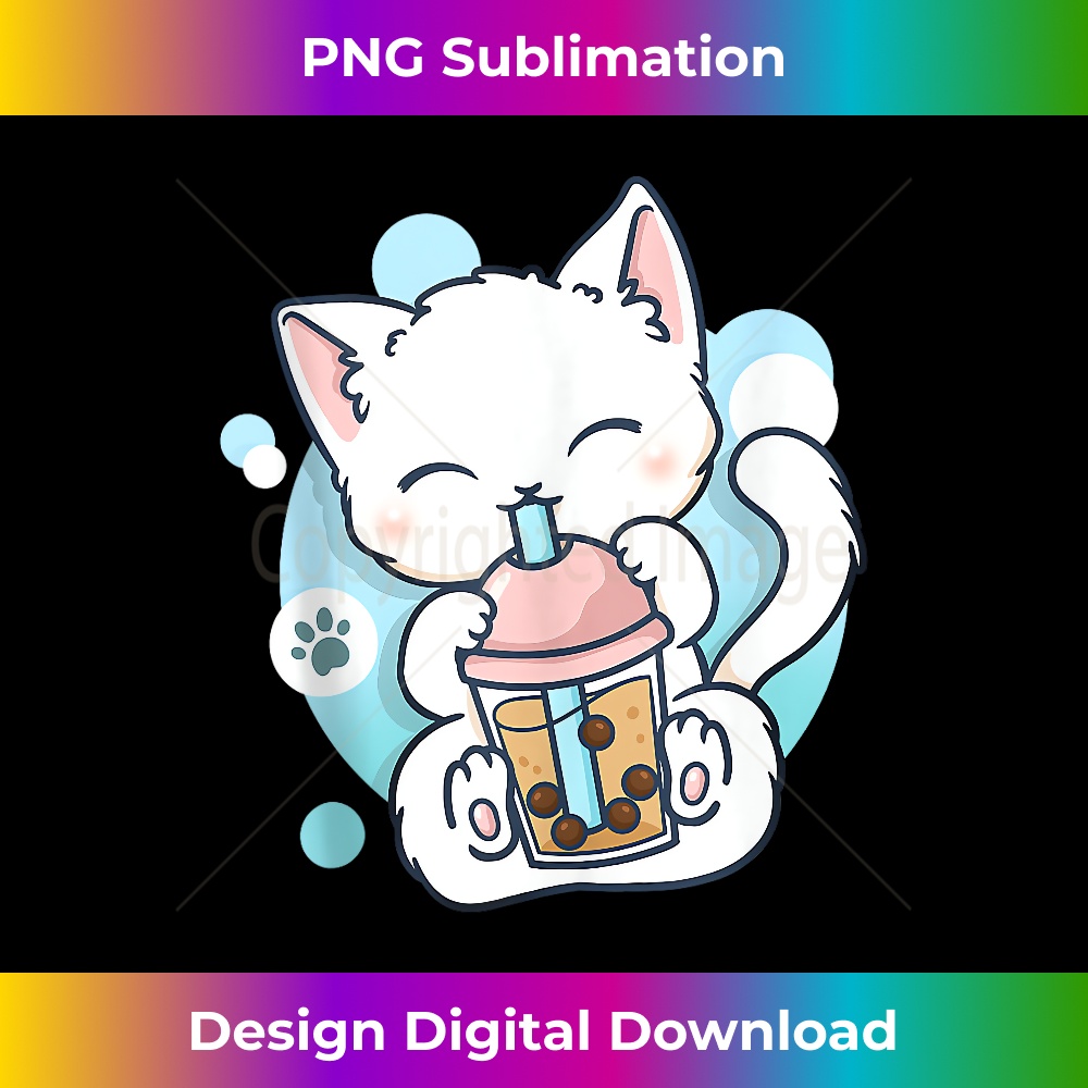Cat Boba Tea Bubble Tea Anime Kawaii Neko Tank Top 0166.jpg