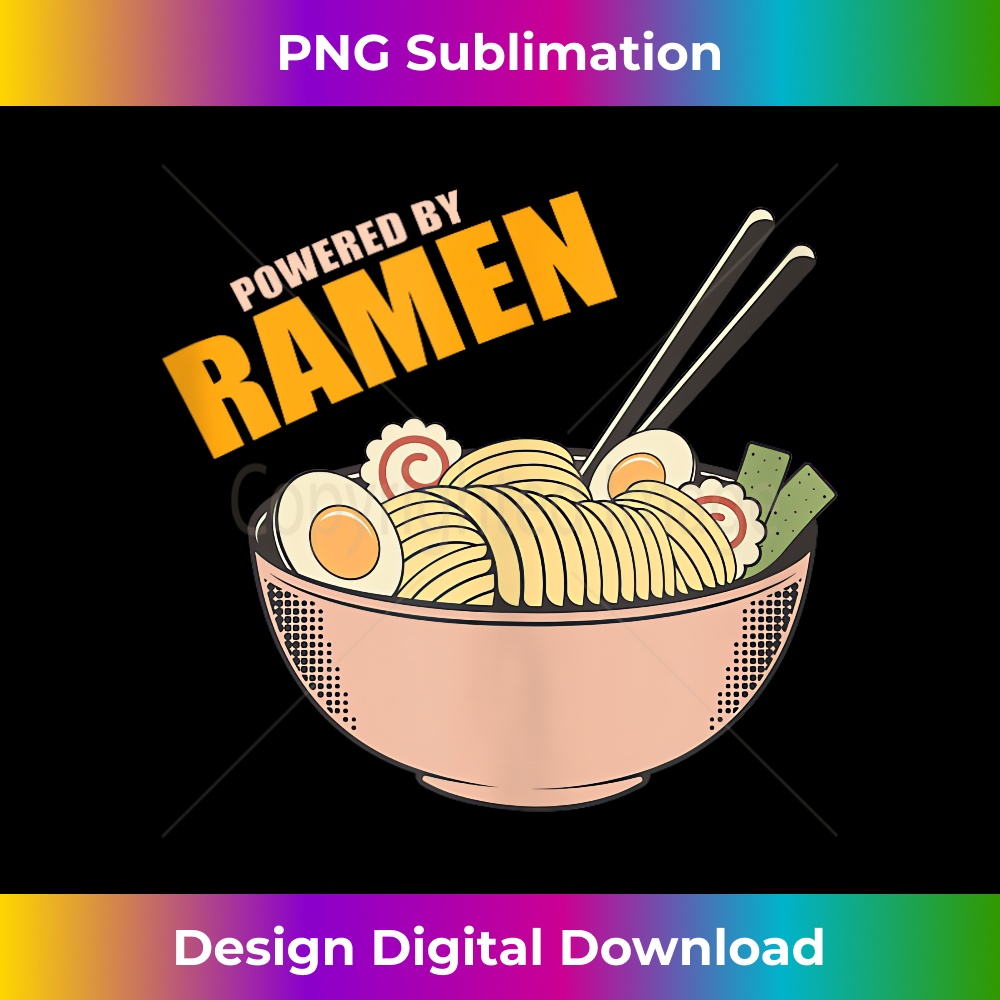 Powered By Ramen Japanese Love Anime Noodles Tank Top 0833.jpg