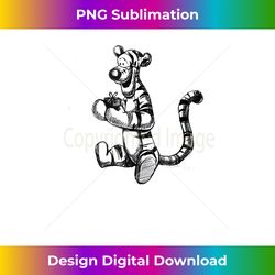 disney winnie the pooh tigger sketch tank top - crafted sublimation digital download - enhance your art with a dash of s