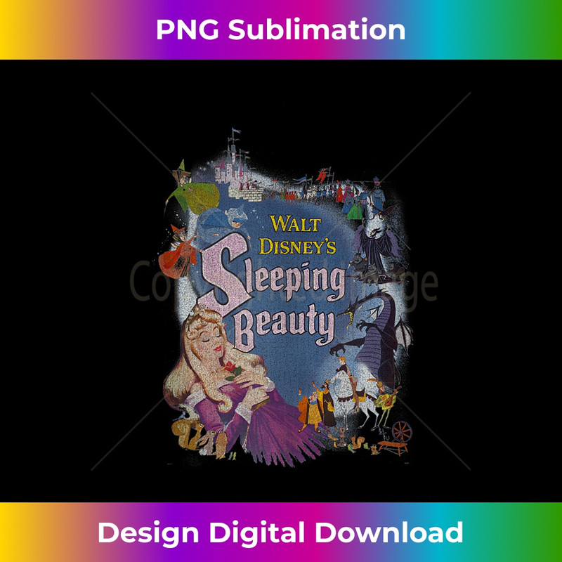 Disney Sleeping Beauty Classic Icons Movie Poster Tank Top 0740.jpg