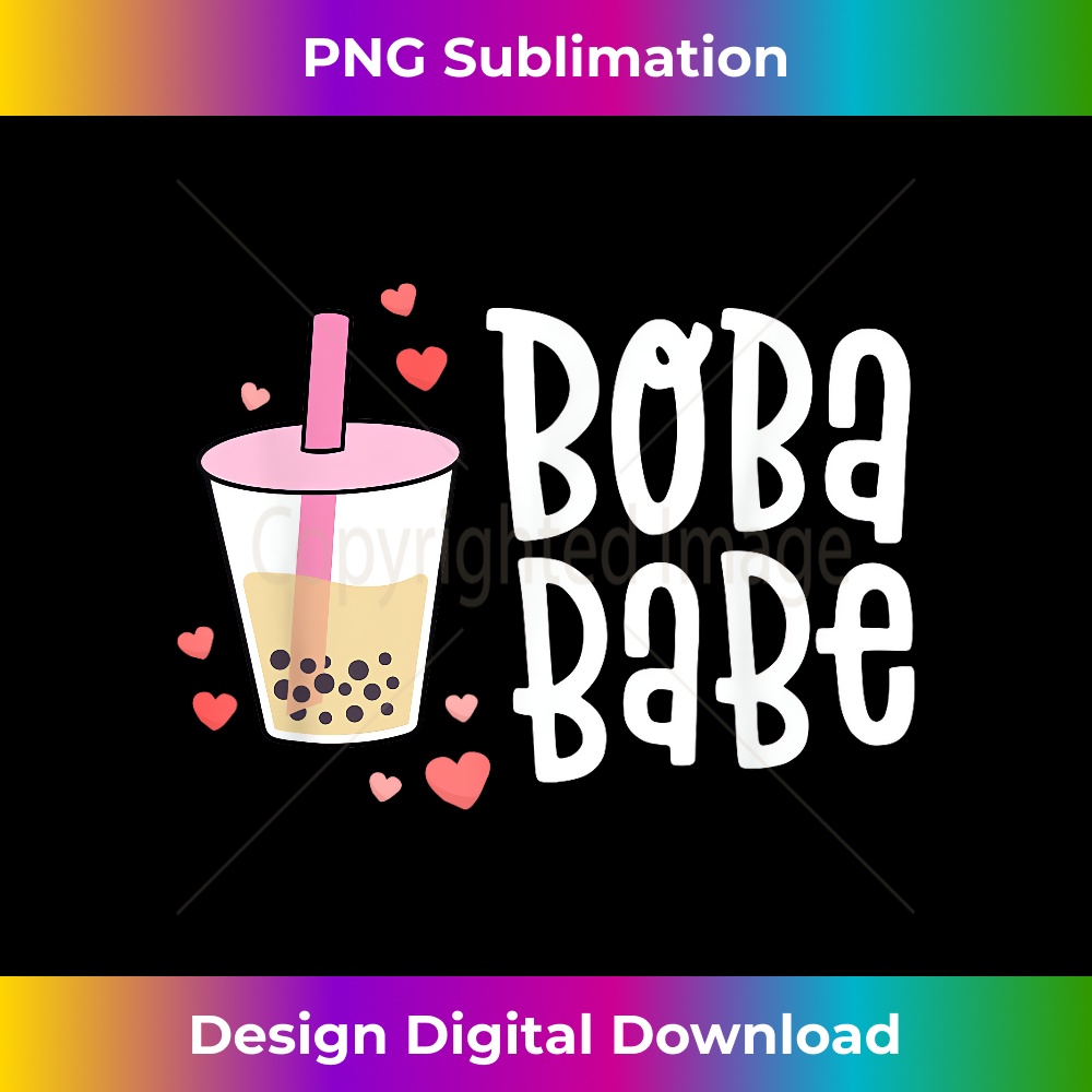 Boba Babe Women Bubble Tea s Kawaii Taro Tea 0137.jpg
