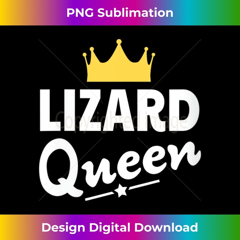Womens Lizard Queen Shirt - Funny Lizard V-Neck 2482.jpg