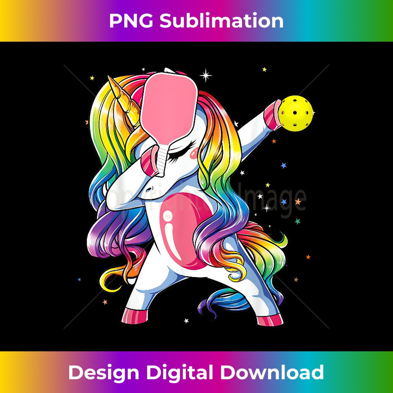 Dabbing Unicorn Playing Pickleball Player Lover Matching Kid 0293.jpg