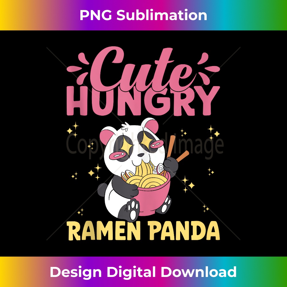 Kawaii Cute Anime Panda Otaku Japanese Ramen Noodles Girl Tank Top 0622.jpg