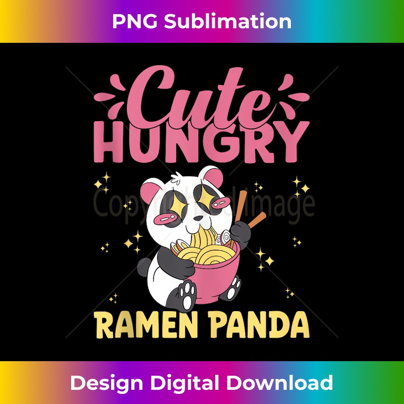 Kawaii Cute Anime Panda Otaku Japanese Ramen Noodles Girl Tank Top 0622.jpg