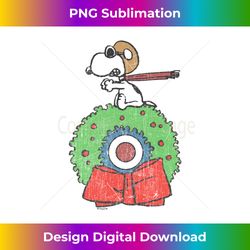 peanuts snoopy target wreath long sleeve t shirt long sleeve - sleek sublimation png download - ideal for imaginative en
