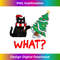 Funny Naughty Black Cat Pushing Christmas Tree Over Cat What 0998.jpg