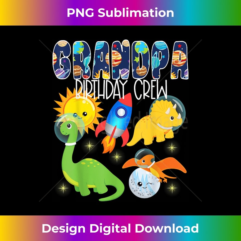 Outer Space Grandpa Birthday Crew Party Dinosaurs Boys Girls 1722.jpg