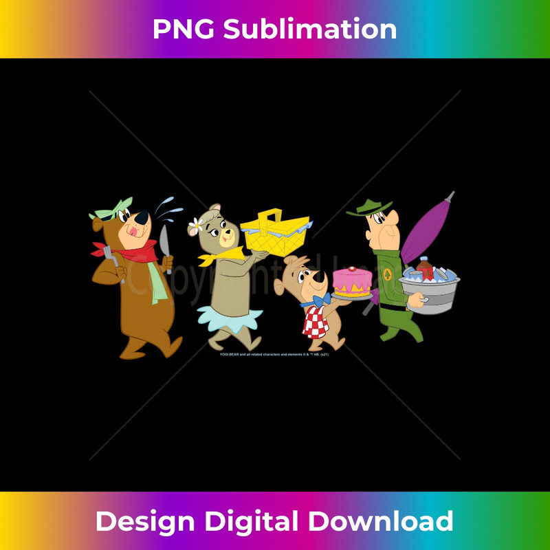 Yogi Bear Marching to the Picnic Long Sleeve 2337.jpg