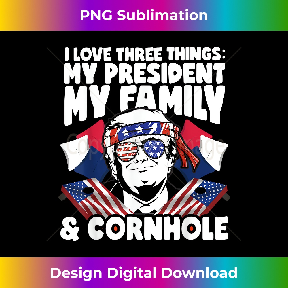 President Trump Family Cornhole MAGA Bean Bag July 4th Gift 2064.jpg