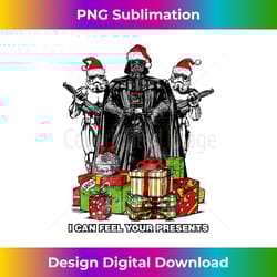 star wars christmas darth vader stormtroopers feel presents long sleeve - chic sublimation digital download - elevate yo