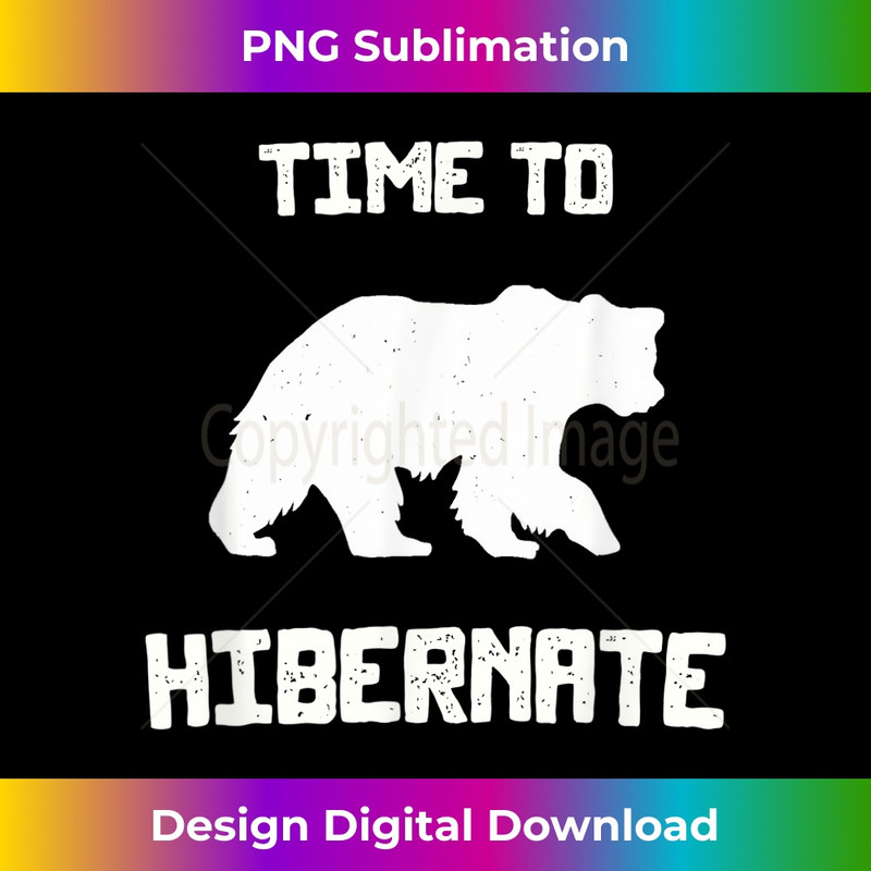 Time To Hibernate Bear Pajama Top 2132.jpg