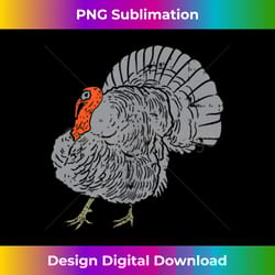 thanksgiving turkey hunting gift - wild turkey hunting - futuristic png sublimation file - animate your creative concept