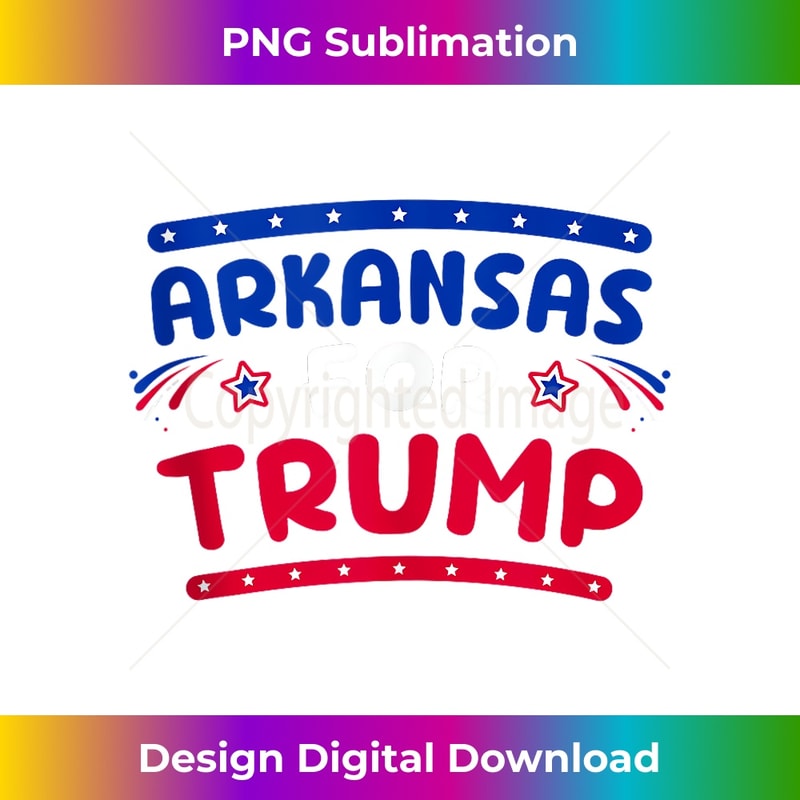 Arkansas Best 4th of July USA Flag Firework Tank Top - Luxe Sublimation PNG Download - Reimagine Your Sublimation Pieces