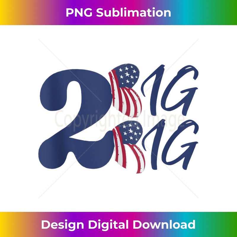 Too Big Too Rig 2024 Retro Wavy Style Trump Election Tank Top - Minimalist Sublimation Digital File - Animate Your Creative Concepts