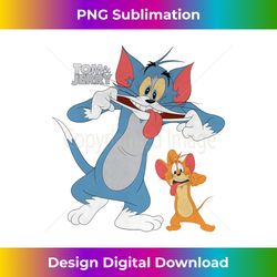 tom and jerry tongue out long sleeve - classic sublimation png file - animate your creative concepts