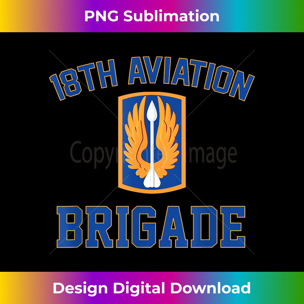 18th Aviation Brigade Veteran Father's Day Veterans Day Xmas - Contemporary PNG Sublimation Design - Striking & Memorable Impressions