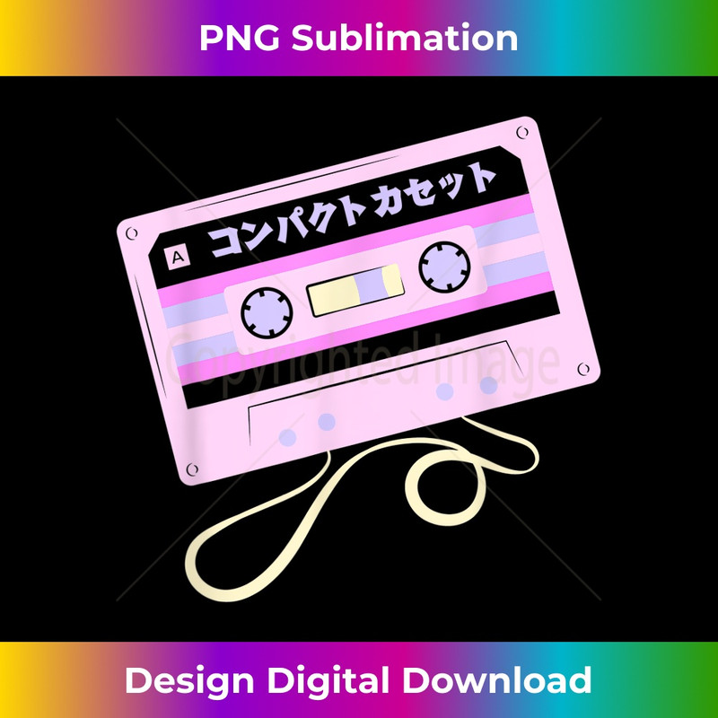 Cute Kawaii Japan Anime Cartoon Theme Cassette Tape - Crafted Sublimation Digital Download - Crafted for Sublimation Excellence