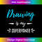 Drawing My Superpower Funny Artist Gift Idea - Deluxe PNG Sublimation Download - Rapidly Innovate Your Artistic Vision