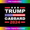 Trump Gabbard 2024 For President VP USA Election Patriotic Tank Top - Minimalist Sublimation Digital File - Chic, Bold, and Uncompromising