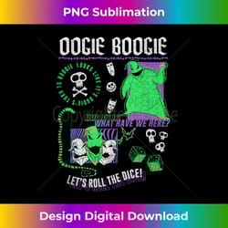 disney the nightmare before christmas oogie boogie poster tank top - artisanal sublimation png file - immerse in creativ