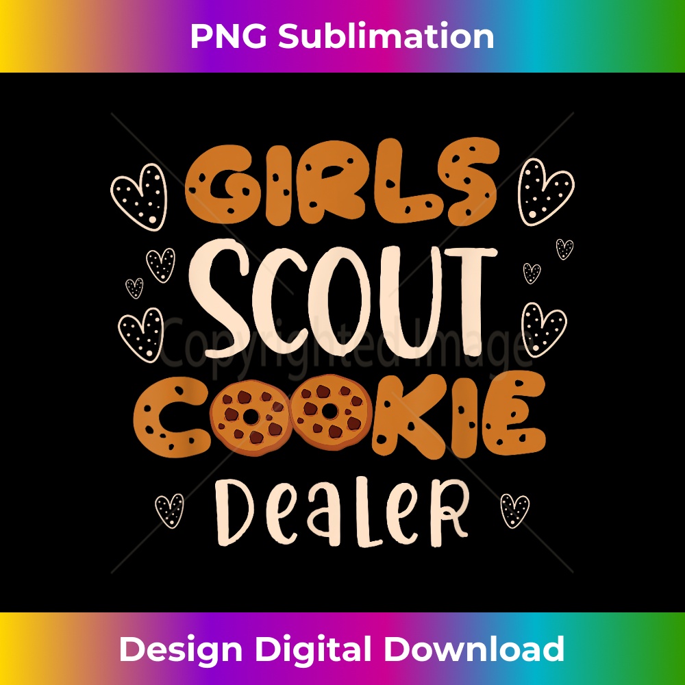 Girls scout cookie dealer Scouts Camping Funny Scout - Sublimation-Optimized PNG File - Lively and Captivating Visuals