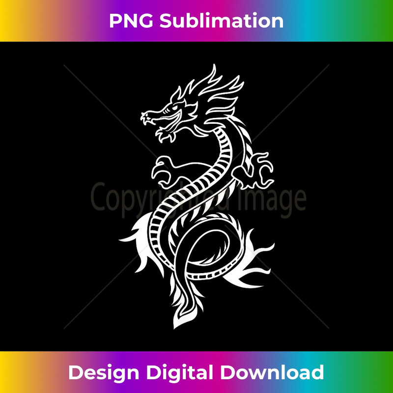 Japanese Dragon - Innovative PNG Sublimation Design - Enhance Your Art with a Dash of Spice