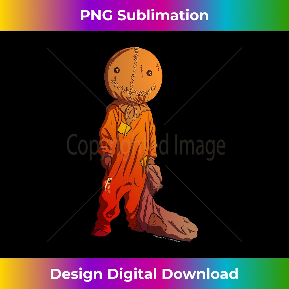 Trick 'r Treat Sam Illustration Long Sleeve Long Sleeve - Vibrant Sublimation Digital Download - Striking & Memorable Impressions