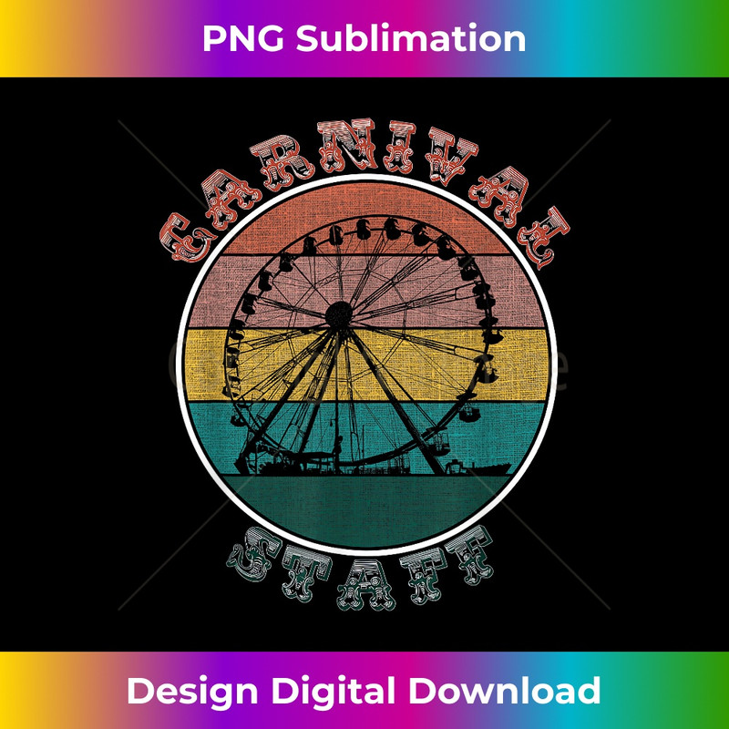 Carnival Staff - Funny Children's Birthday, Circus Security - Luxe Sublimation PNG Download - Challenge Creative Boundaries